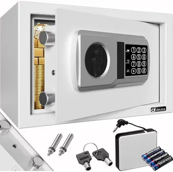 Trezor Monzana Trezor nábytkový elektronický, světle šedý, 31 x 20 x 20 cm - POŠKOZENÉ SL_100126