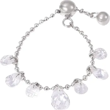 Prsten Troli Třpytivý řetízkový prsten z oceli + 2 měsíce na vrácení zboží