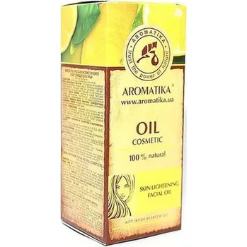 Pleťový olej Přírodní zesvětlující kosmetický olej na obličej 50 ml AROMATIKA