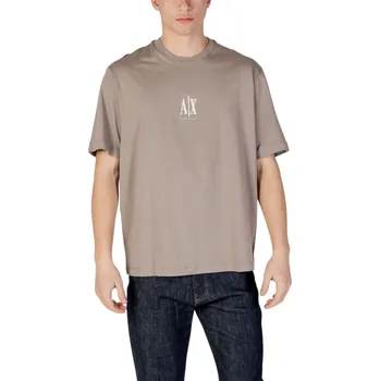 Pánské oblečení Armani Exchange pánské tričko Armani kaki 3493587