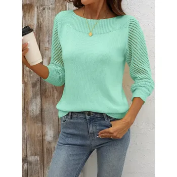 Dámský svetr Dámský elegantní svetr Barva: Zelená, Velikostní tabulka: XXL