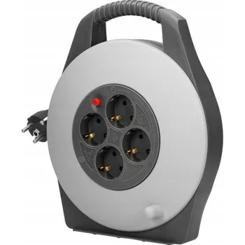 Napájecí kabel Prodlužovací kabel Orno Prodlužovací Kabel 10 m, 4 ks , šedý