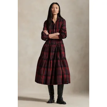 Dámské šaty Šaty Polo Ralph Lauren 211A13260 burgundské 83X, vel. 36