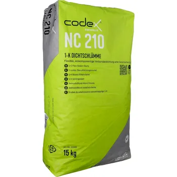tekutá izolace Codex NC 210 - jednosložková stěrková hydroizolace, 15kg