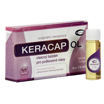 Vlasová regenerace KERACAP OL - poškozené vlasy 6x15 ml Topvet GREEN IDEA