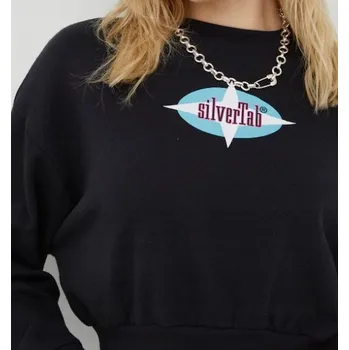 Dámská mikina Dámská Mikina Levi's černá s potiskem L