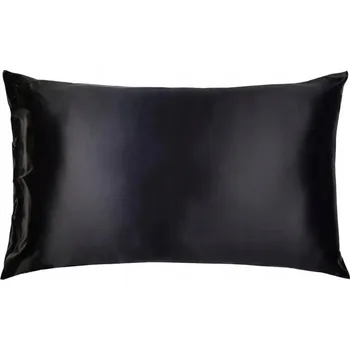 Povlak na polštářek Hedvábný povlak na polštář BLACK 50 x 70 cm – Luxusní spánek a péče o pleť