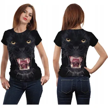 Dámské oblečení TRIČKO 3D T-shirt PUMA ČERNÉ XL MLÁDEŽNICKÉ