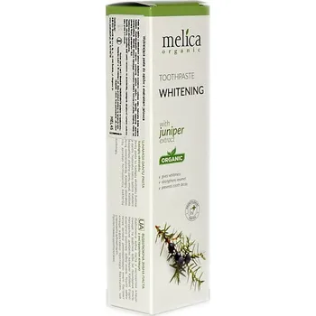 zubní pasta ZUBNÍ PASTA BĚLÍCÍ S JALOVCEM 100 ml MELICA ORGANIC