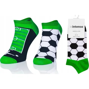 Pánské ponožky BAREVNÉ KOTNÍKOVÉ PONOŽKY INTENSO 1849 44-46 FOTBAL