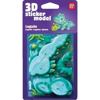 ostatní stavebnice MFP 3D Sticker Model Ještěrky Leguán - MAKE 1042619