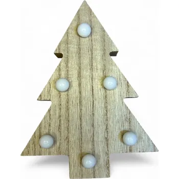 Vánoce Vánoční svítící LED dekorace - Stromek (13x10 cm)