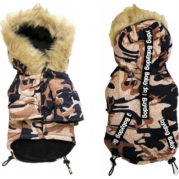 Obleček pro psa Bunda pro psa vesta s kapucí voděodolná větruodolná velikost XL