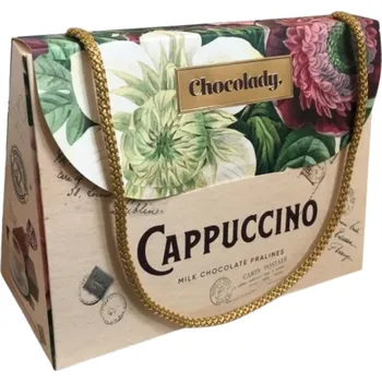 Čokoláda CHOCOLADY Cappuccino Pralinky z mléčné čokolády s cappucino náplní 170 g