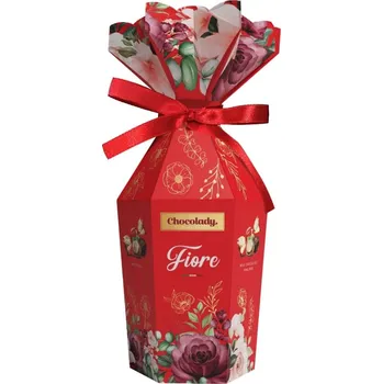 Čokoláda CHOCOLADY Fiore nocciola Pralinky z mléčné čokolády s líkooříškovou náplní 130 g