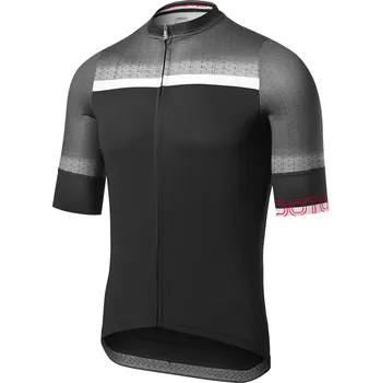 cyklistický dres Dotout rainbow jersey cyklistický dres - black-white Velikost: M