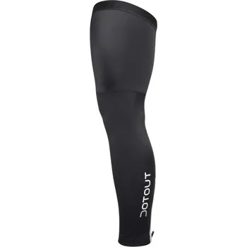 Cyklistické návleky Dotout skin anatomické návleky na nohy s vnitřním počesáním - black Velikost: 2XL