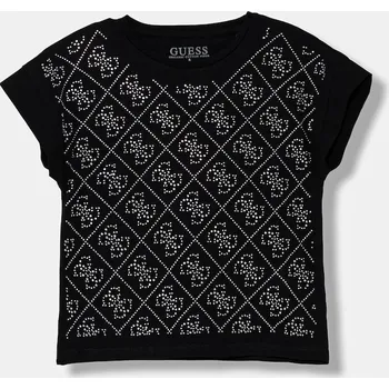 Dětské tričko Guess J5YI37.K6YW4.9BYA černá 99X, vel. 158-166