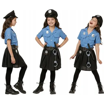 Karnevalový kostým Kostým Policista GoDan vel. 110-120