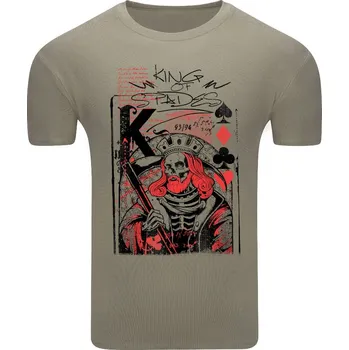 Pánské tričko Pánské tričko S Potiskem Jako Karta, Král Piky S