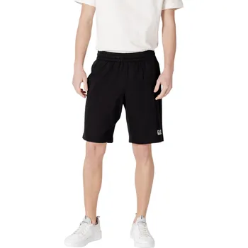 Pánské oblečení Černé pánské sportovní kraťasy EA7 černá 3493299