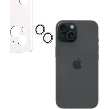AlzaGuard Elite Lens Protector pro iPhone 15 / 15 Plus čiré s instalačním rámečkem