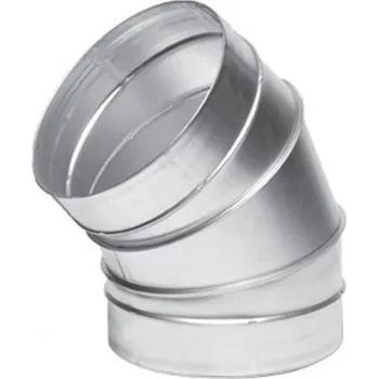 Kouřovod Kovové koleno kulaté 45° AR-05 - 250 mm
