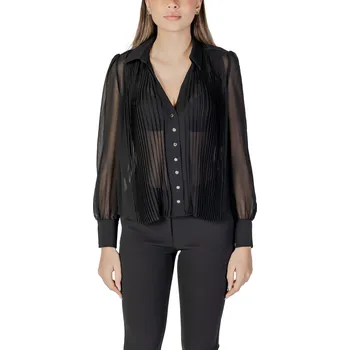 Dámská halenka Průsvitná černá halenka Morgan De Toi Morgan De Toi černá 3493467