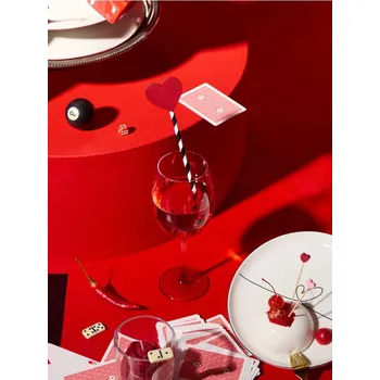 Sklenice Sinsay - Sklenice se srdíčky - clear - 182HD-CLR - 182HD-CLR-ONE