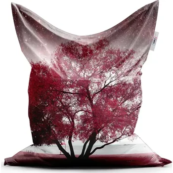 Sedací pytel Sablio Sedací vak Červený strom - 200x140 cm