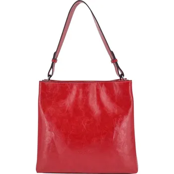 Kabelka Exkluzívní dámská kabelka červená F3RJE