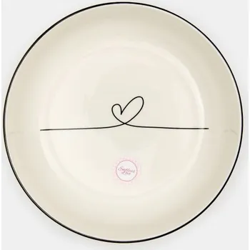 Sinsay - Keramická miska s potiskem - bílá - 040HD-00X - 040HD-00X-ONE