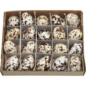 Velikonoční dekorace Aliga velikonoční vajíčka hnědá 20 ks