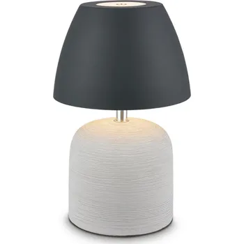 Lampička BRILONER Cera stolní lampa - 2,5W, 200lm, bezdrátová, IP44, LED, stmívatelná, teplá bílá, šedá/antracit 7593015