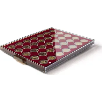 Leuchttrum MB - mincovní box, kouřová barva, 35 políček na CAPS 26