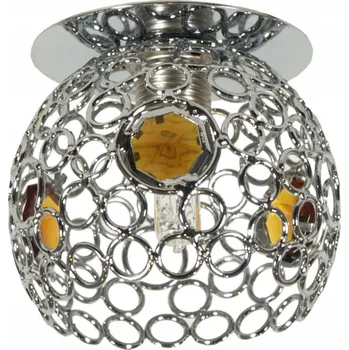 Stropní svítidlo přisazené Candellux stříbrné 40 W G9 9,5 cm