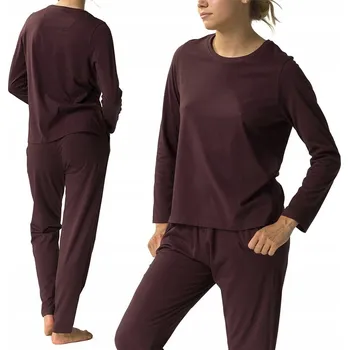 Dámské noční prádlo ATLANTIC NLP-479 dámské pyžamo 100% BAVLNA s dlouhým rukávem - XL