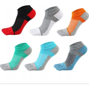 Pánské ponožky 5 PÁRŮ PONOŽKY S PRSTY, PĚTIPRSTÉ, PÁNSKÉ, BAREVNÉ