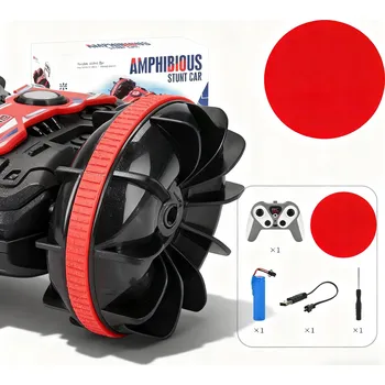 autíčko 2.4G + voděodolný: Hračka RC auto červené pro děti