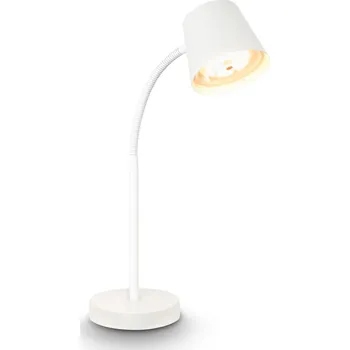 Lampička BRILONER Biwo LED bezdrátová stolní lampička, stmívatelná, nastavitelná, bílá 7502016