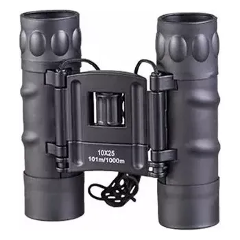 Dalekohled MIL-TEC Dalekohled 10x25 GEN II pogumovaný s pouzdrem ČERNÝ