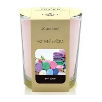 Svíčka JCandles VONNÁ SVÍČKA ve skle - hebký ručník JCANDDLES