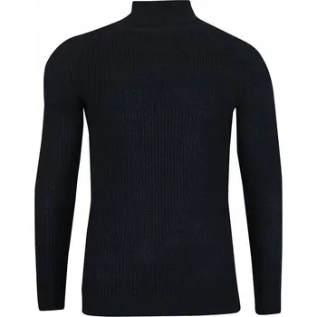 Pánský svetr Granátový úplet Rolák SLIM - Brave Soul- L