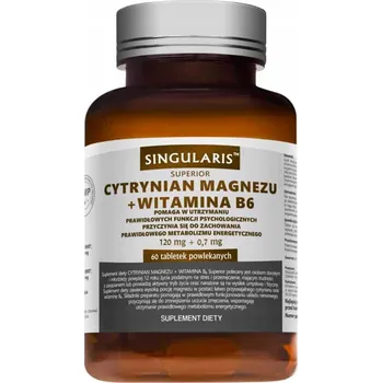 Singularis Superior Citrát hořečnatý + Vitamín B6 120 tablet