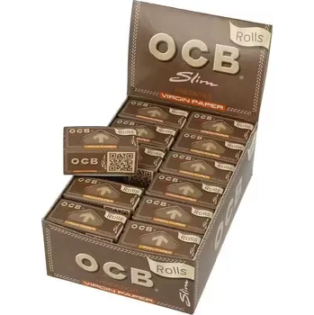 OCB papírky Rolls Virgin Slim, BOX 24 ks