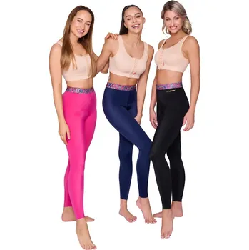 LIPOELASTIC Dámské kompresní legíny ACTIVE leggings Barva: růžová, Velikost: M