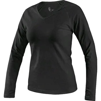 pracovní tričko MARY tričko středně modré dlouhý rukáv výstřih do XXL Varianta: MARY tričko středně modré dlouhý rukáv výstřih do