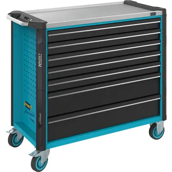 HAZET 179NXXL-7, Dílenský vozík Asistent | rozměry 1133×518×1020 mm, 5 nízkých + 2 vysoké zásuvky