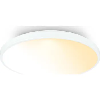 BRILONER Competo stropní svítidlo pr.38 cm - 24W, 2600lm, stmívatelné, dálkový ovladač, CCT teplá/neutrální bílá, bílé 3906016