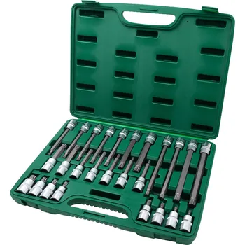 Sada hlavic XZN, 1/2”, velikosti M5-M16, 26 kusů - JONNESWAY S64H4126S